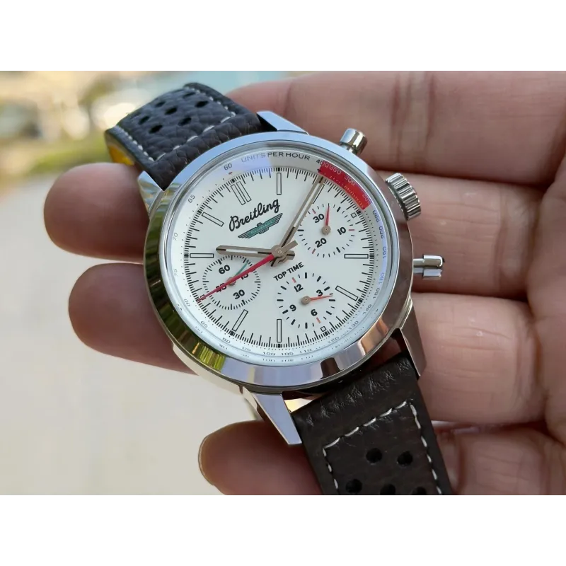 Breitling Top Time AB01766A1A1X1 Replica - White Dial Stainless Steel
