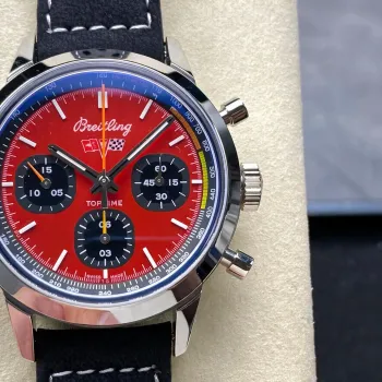 Breitling Top Time B01 Classic Cars A25310241K1X1 Replica - Red Dial