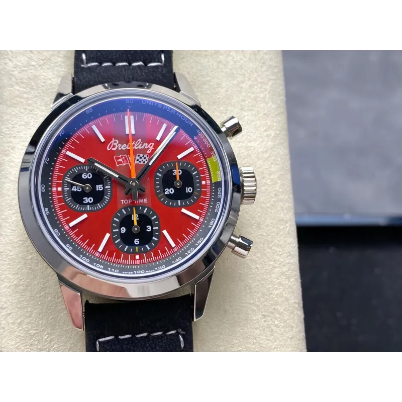 Breitling Top Time B01 Chevrolet Corvette AB01761A1K1X1 Replica - Red Dial
