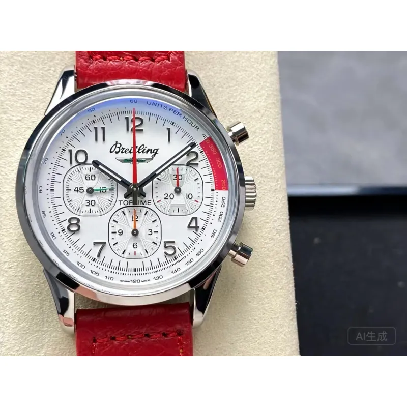 Breitling Top Time B01 Ford Thunderbird Chronograph AB01766A1A1X1 Replica - White Dial