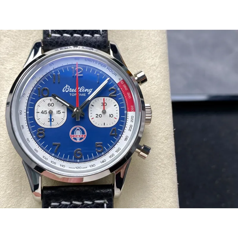 Breitling Top Time B01 Shelby Cobra AB01763A1C1X1 Replica - Blue Dial