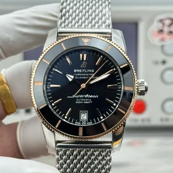 Breitling Superocean Heritage UB2010121B1A1 Replica - Black Dial Milanese Mesh