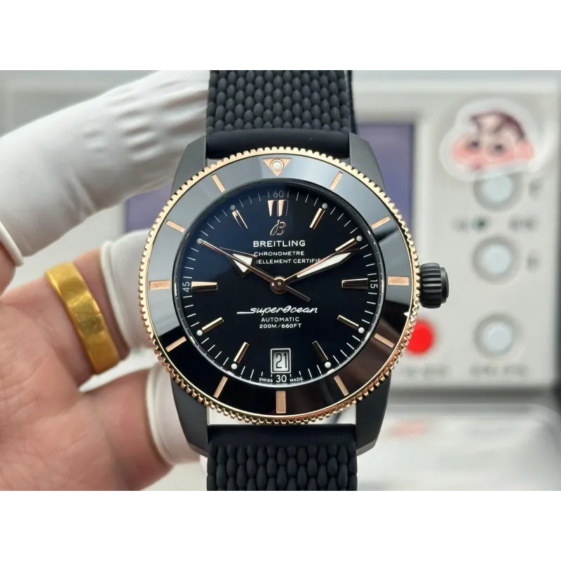 Breitling Superocean Heritage UB20303A1B1S1 Replica - Black Dial Stainless Steel