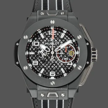 Hublot Big Bang Ferrari 401.FX.1123.VR Replica - Leather Strap Ceramic