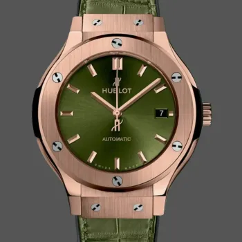 Hublot Classic Fusion King Gold Green Unisex CLASSIC FUSION KING GOLD GREEN 38MM Replica - Green Dial