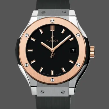 Hublot Classic Fusion 542.NO.1181.RX Replica - Black Dial Rubber Strap
