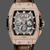Hublot Spirit of Big Bang 641.OX.0183.LR.1704 Replica - Leather Strap Rose Gold
