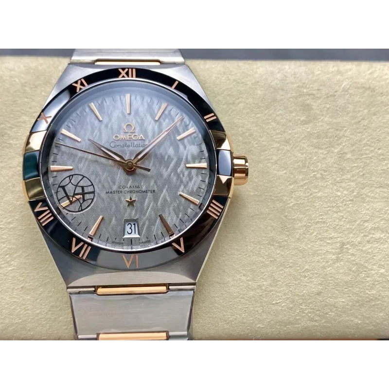 Omega Constellation 131.23.41.21.06.001 (TWO-TONE BRACELET EDITION) Replica - Grey Dial