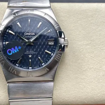 Omega Constellation 123.10.38.21.03.001 Replica - Blue Dial Stainless Steel