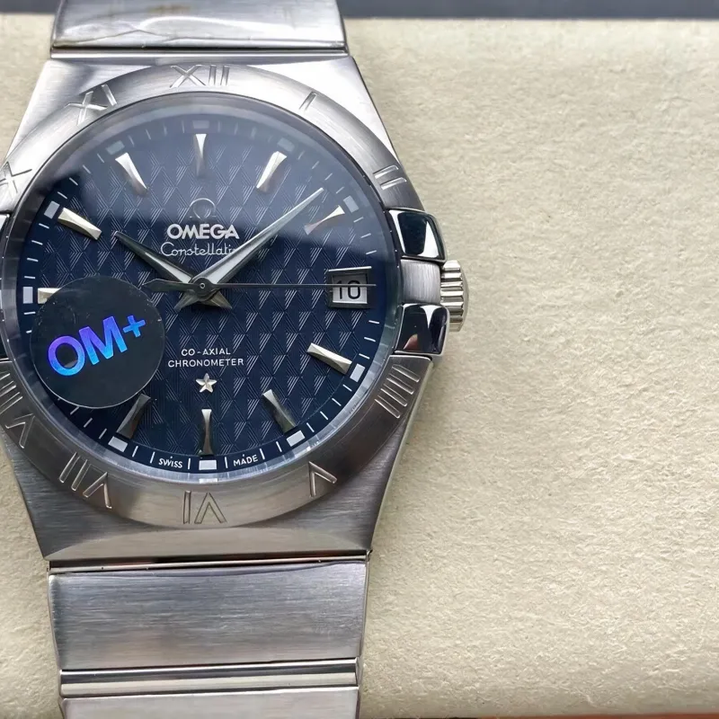 Omega Constellation 123.10.38.21.03.001 Replica - Blue Dial Stainless Steel