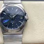 Omega Constellation 123.10.38.21.03.001 Replica - Blue Dial Stainless Steel