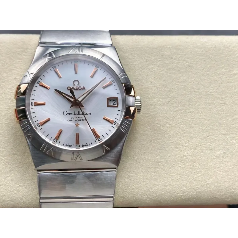 Omega Constellation 123.20.38.21.02.004 Replica - Silver Dial Stainless Steel