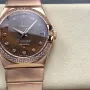Omega Constellation 123.55.38.21.63.001 Replica - Brown Dial Two-Tone