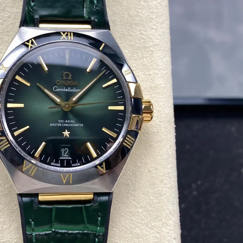 Omega Constellation 131.23.41.21.10.001 Replica - Green Dial Stainless Steel
