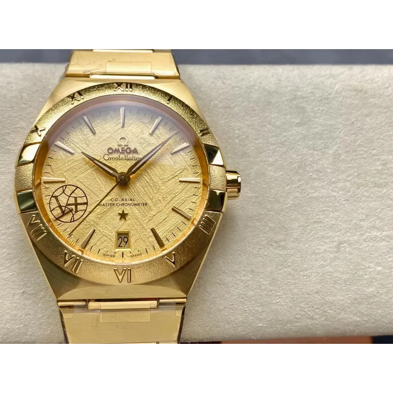 Omega Constellation 131.50.41.21.99.001 Replica - Champagne Dial Yellow Gold