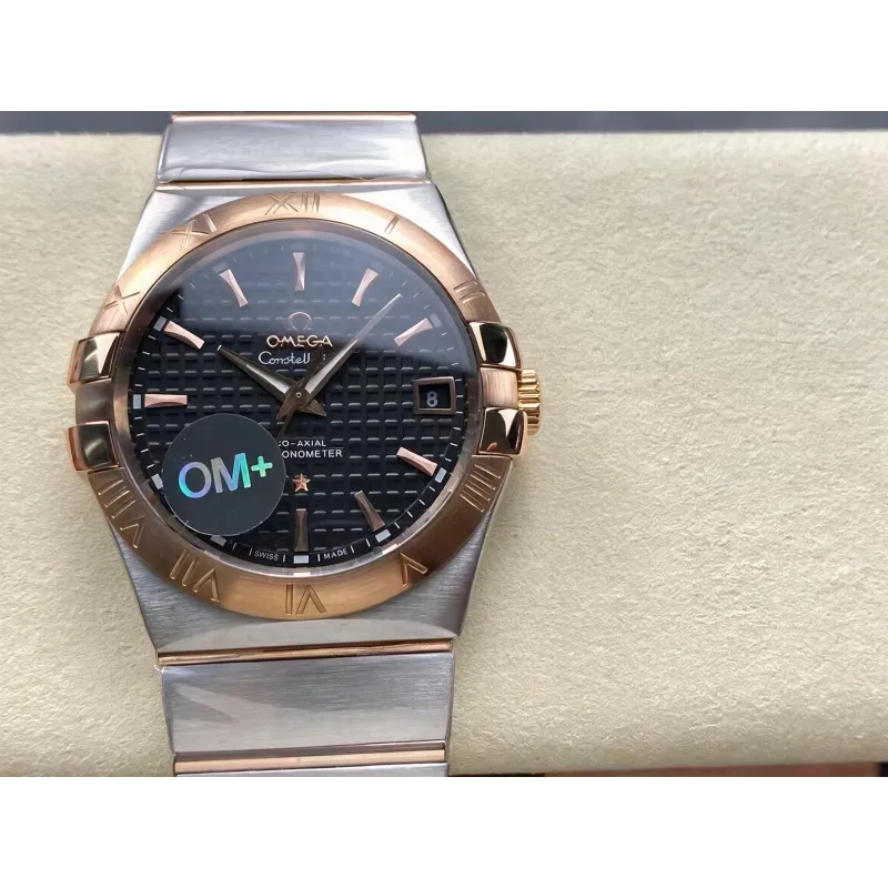 Omega Constellation 123.20.38.21.01.001 Replica - Black Dial Stainless Steel