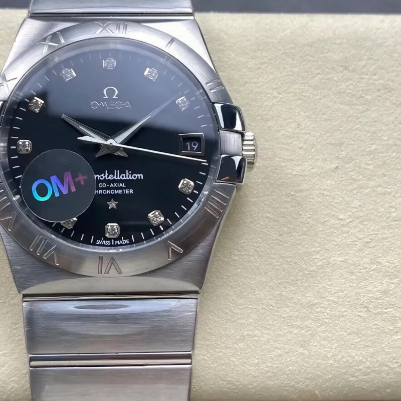 Omega Constellation 123.10.38.21.51.001 Replica - Black Dial Stainless Steel