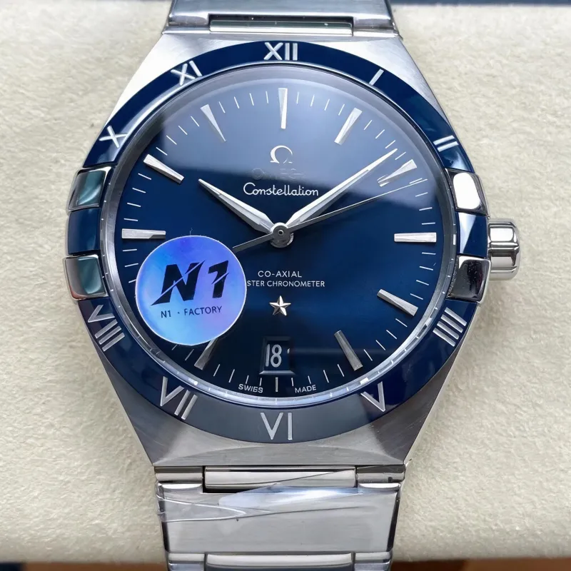 Omega Constellation 131.33.41.21.03.001 Replica - Blue Dial Stainless Steel