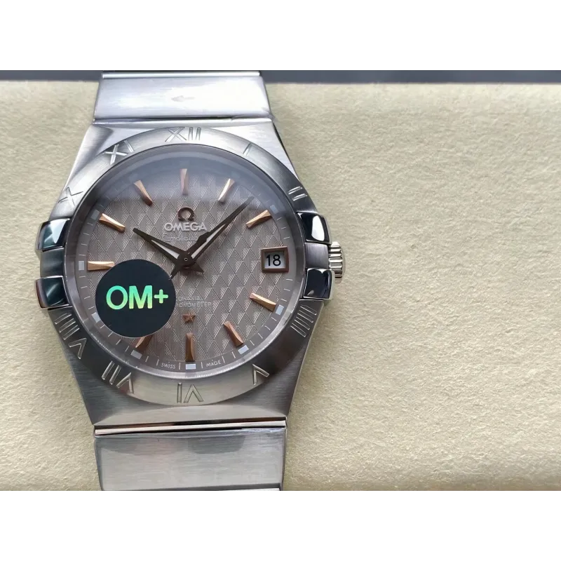 Omega Constellation 123.10.38.21.06.002 Replica - Grey Dial Stainless Steel
