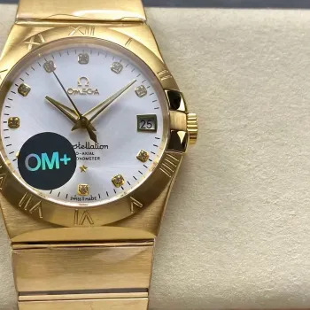Omega Constellation 123.50.38.21.52.002 Replica - Silver Dial Two-Tone