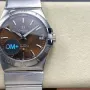 Omega Constellation 123.10.38.21.10.001 Replica - Brown Dial Stainless Steel