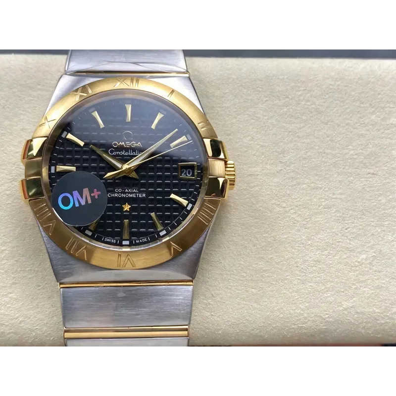 Omega Constellation 123.20.38.21.01.002 Replica - Black Dial Stainless Steel