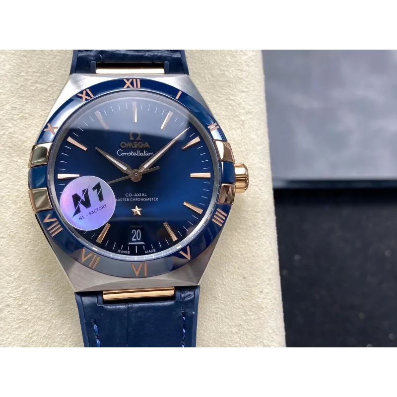 Omega Constellation 131.23.41.21.03.001 Replica - Blue Dial Stainless Steel