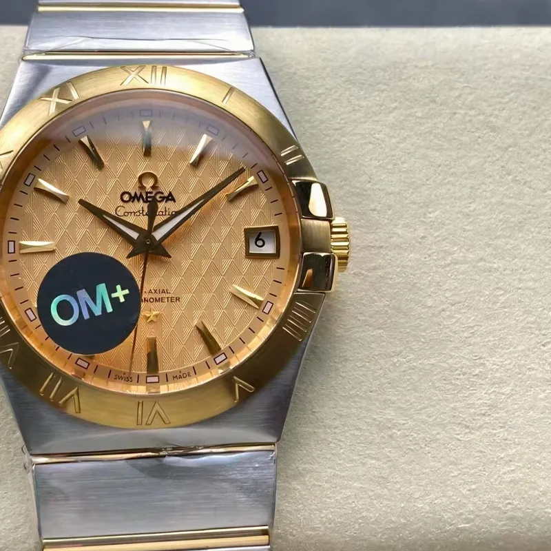 Omega Constellation 123.20.38.21.08.002 Replica - Champagne Dial Stainless Steel