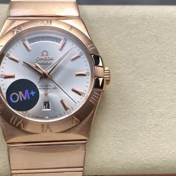 Omega Constellation 123.50.38.22.02.001 Replica - Silver Dial Fluted Bezel