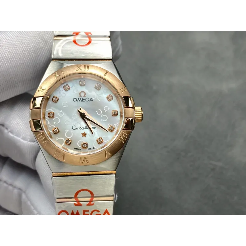 Omega Constellation Unisex 123.25.27.60.55.009 Replica - Mother-of-Pearl Dial