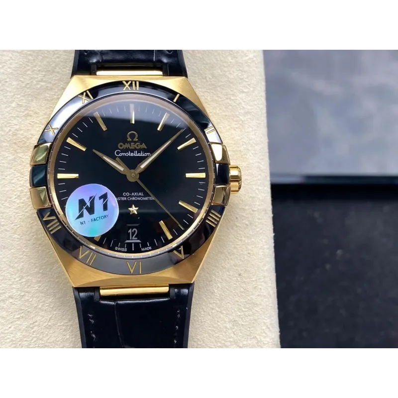 Omega Constellation 131.63.41.21.01.001 Replica - Black Dial Two-Tone