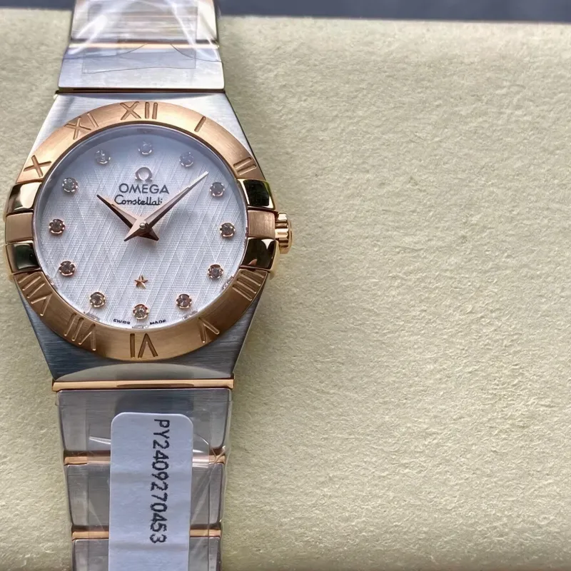 Omega Constellation Unisex 123.20.27.60.52.002 Replica - Silver Dial Stainless Steel