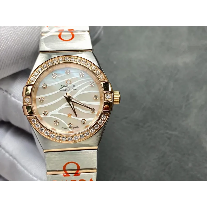 Omega Constellation Unisex 123.25.27.20.55.005 Replica - Mother-of-Pearl Dial