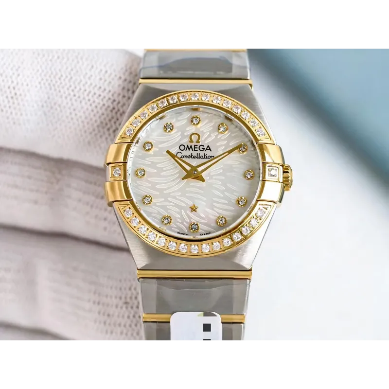 Omega Constellation Women's 123.25.27.20.55.007 Replica - Mother-of-Pearl Dial