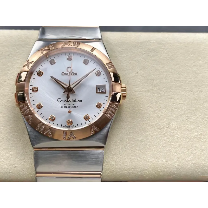 Omega Constellation 123.25.38.21.52.003 Replica - Silver Dial Stainless Steel