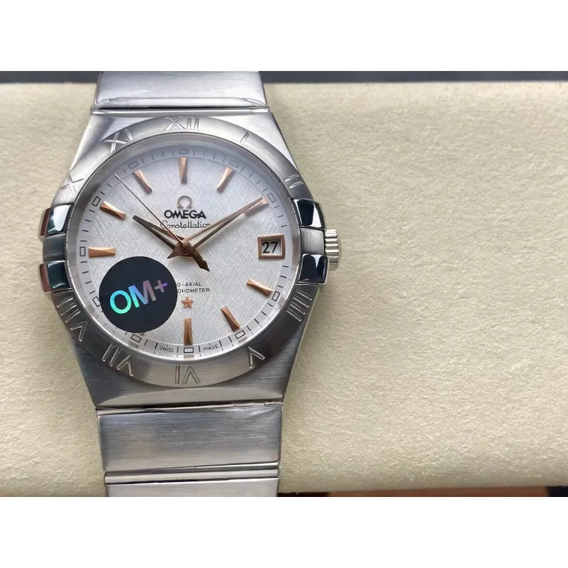 Omega Constellation 123.10.38.21.02.002 Replica - Silver Dial Stainless Steel