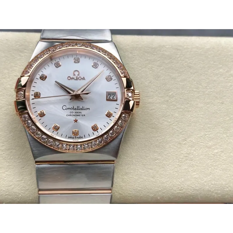 Omega Constellation 123.25.38.21.52.001 Replica - Silver Dial Stainless Steel