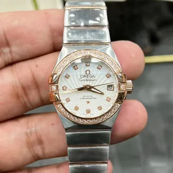 Omega Constellation Unisex 123.25.27.20.55.001 Replica - Mother-of-Pearl Dial Two-Tone