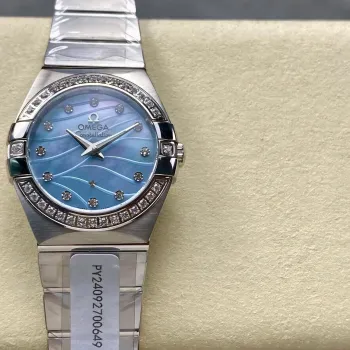 Omega Constellation Unisex 123.10.27.60.57.001 Replica - Mother-of-Pearl Dial