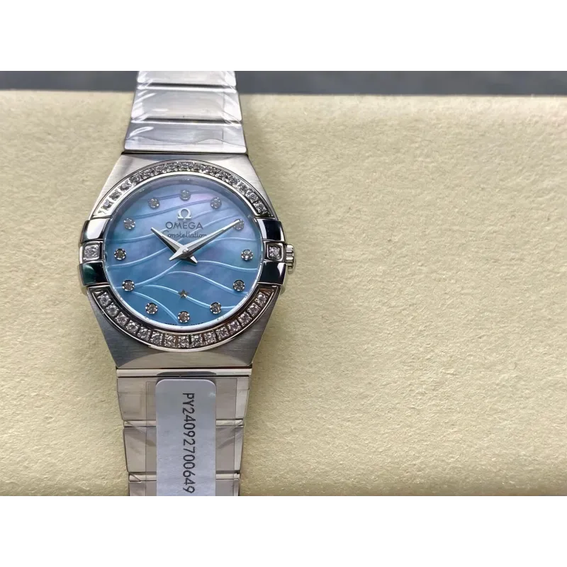 Omega Constellation Unisex 123.10.27.60.57.001 Replica - Mother-of-Pearl Dial