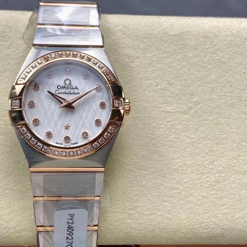 Omega Constellation Unisex 123.20.27.60.52.002 Replica - Silver Dial Stainless Steel