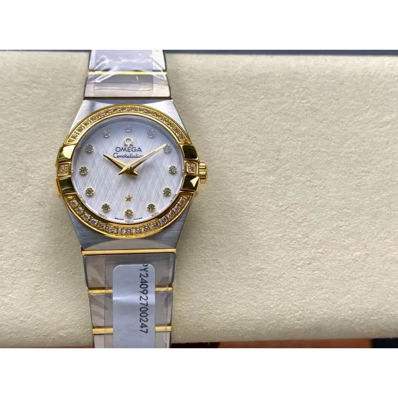 Omega Constellation Unisex 123.20.27.60.52.001 Replica - Silver Dial Stainless Steel