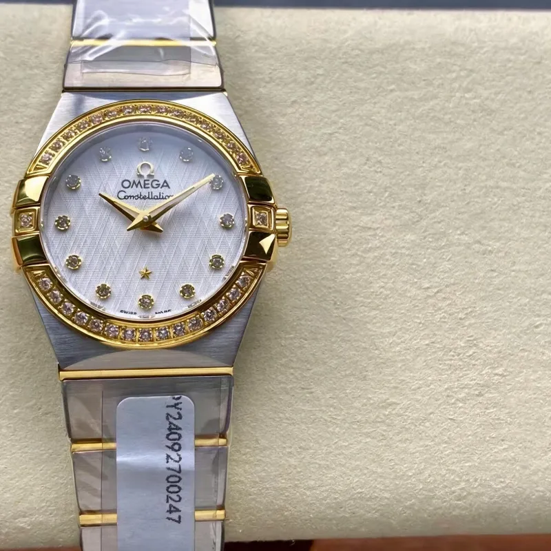 Omega Constellation Unisex 123.20.27.60.52.001 Replica - Silver Dial Stainless Steel