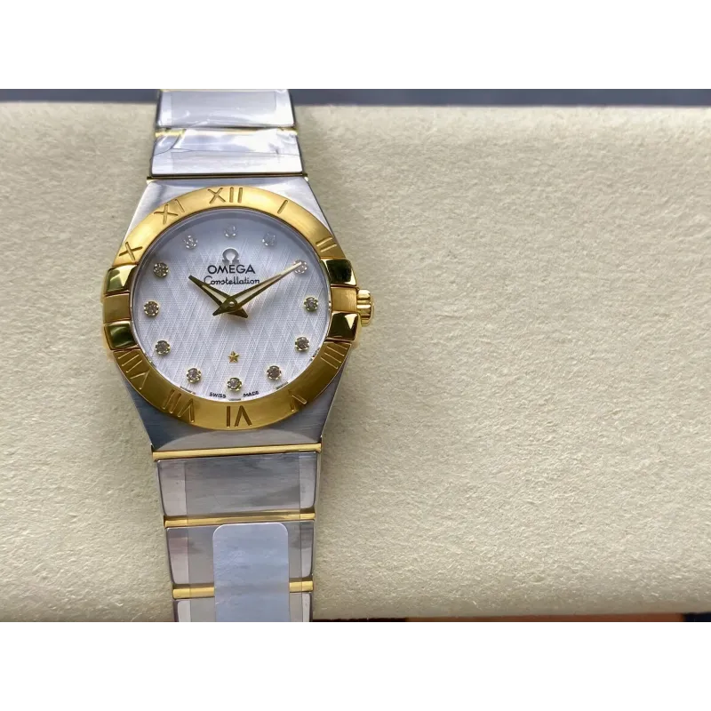 Omega Constellation Unisex 123.20.27.60.52.001 Replica - Silver Dial Stainless Steel