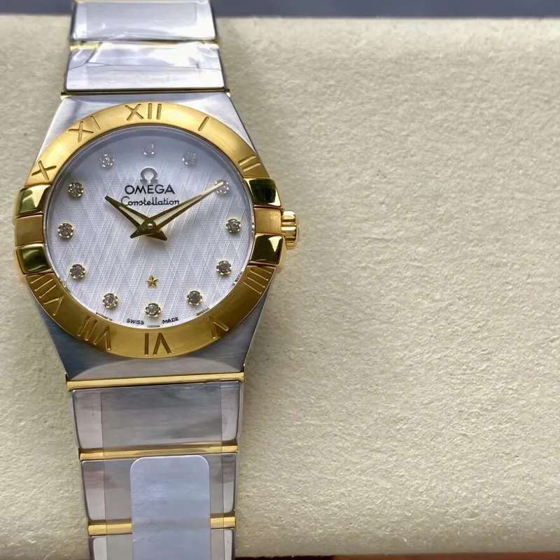 Omega Constellation Unisex 123.20.27.60.52.001 Replica - Silver Dial Stainless Steel