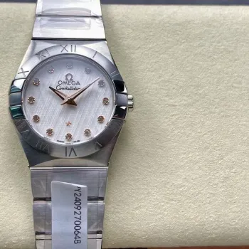 Omega Constellation Unisex 123.10.27.60.52.001 Replica - Silver Dial Stainless Steel