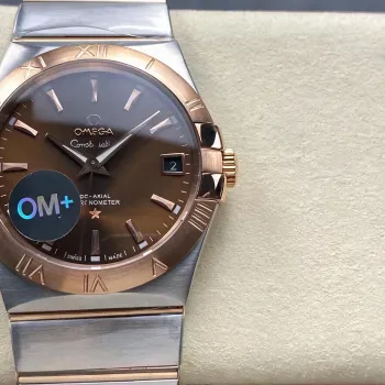 Omega Constellation 123.20.38.21.13.001 Replica - Brown Dial Stainless Steel