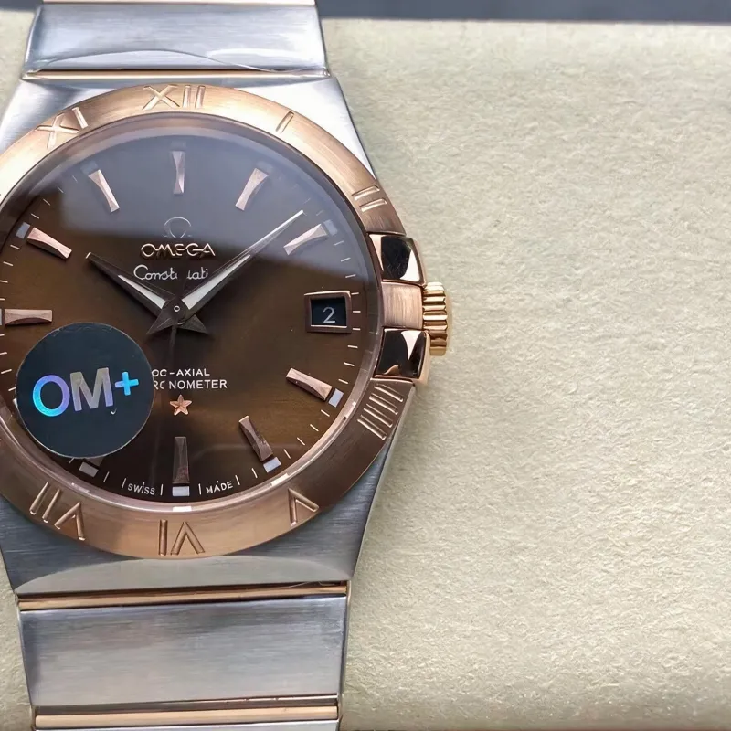 Omega Constellation 123.20.38.21.13.001 Replica - Brown Dial Stainless Steel