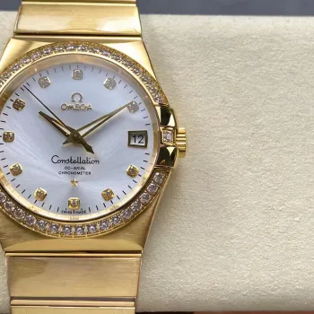 Omega Constellation 123.55.38.21.52.002 Replica - Silver Dial Two-Tone