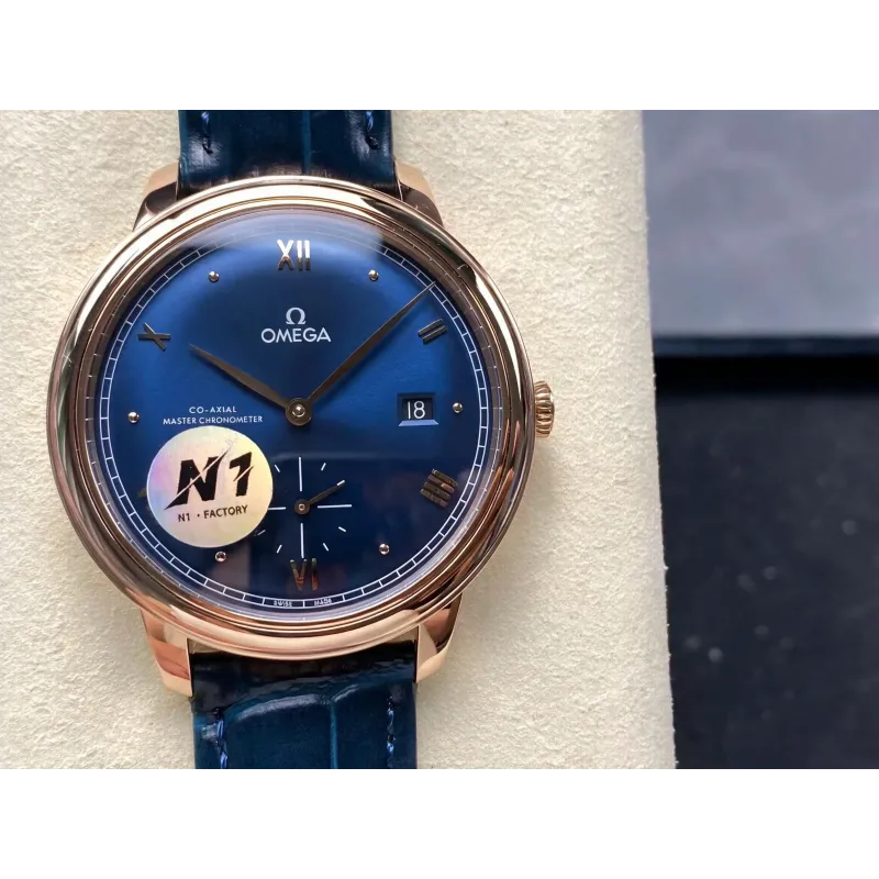 Omega De Ville 434.53.41.20.03.001 Replica - Blue Dial Two-Tone